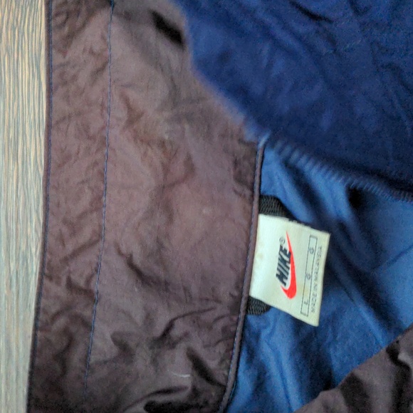 Nike Men's Size Large Vintage Blue Windbreaker Jacket (Please Read) - Picture 8 of 11